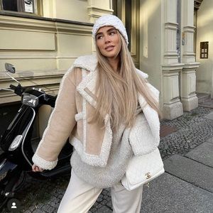 NWT Zara double faced jacket - L